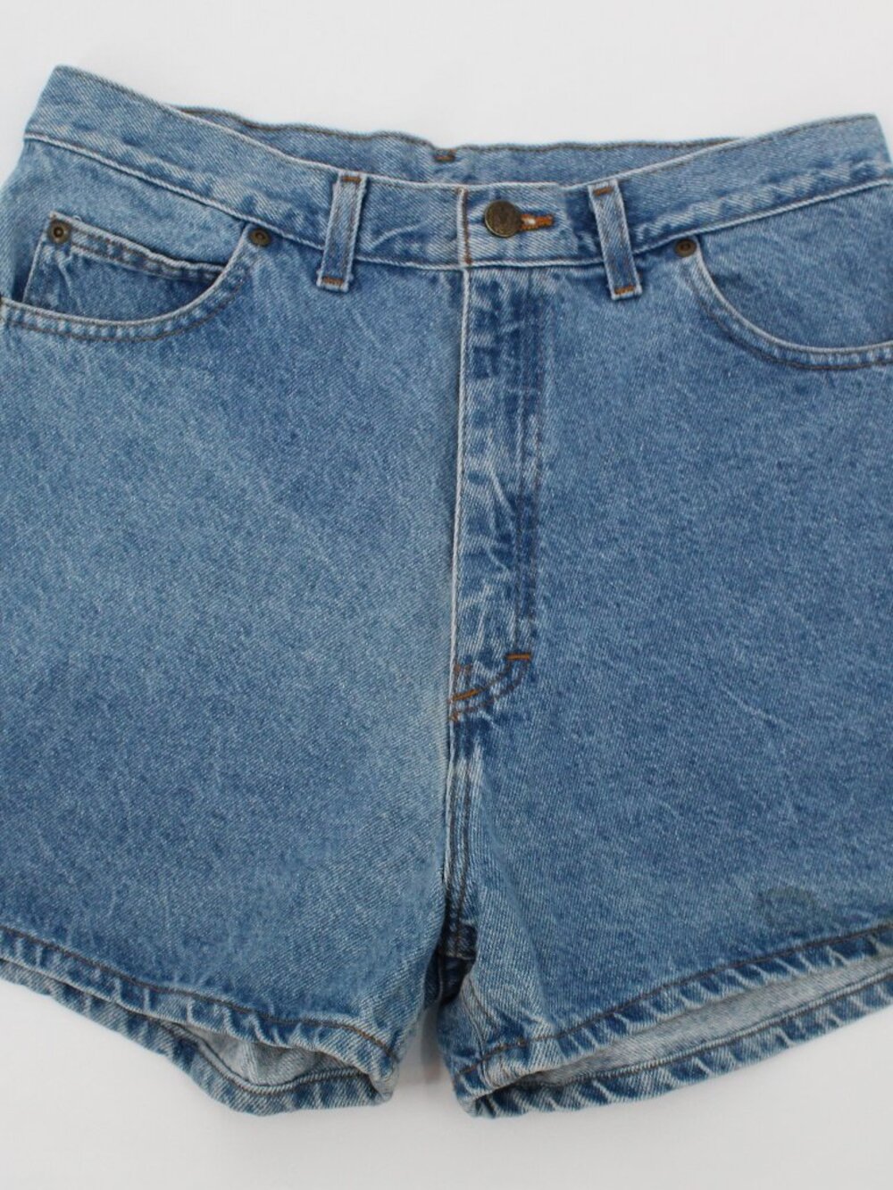 WOMENS DENIM MOM SHORTS SZ 11/12 VINTAGE Y2K 1990s
